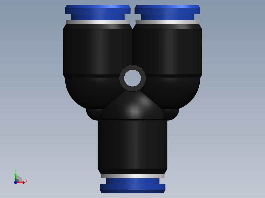 Ø10 UNIÃO Y (C00821000)前视图