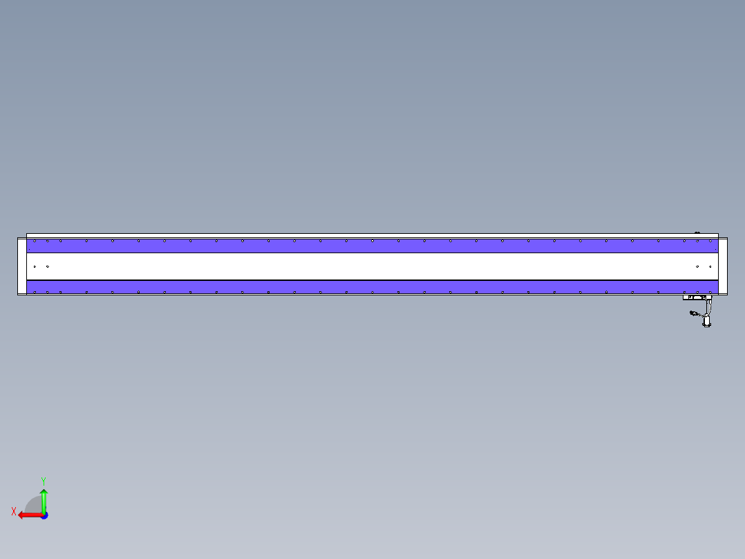 威洛博VL系列直线电机模组-VL22H1-S2500后视图