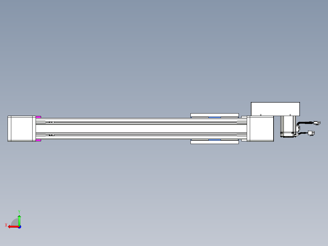 威洛博LB.GB同步带传动--欧规系列GB8-L96-S550-BR-P40后视图