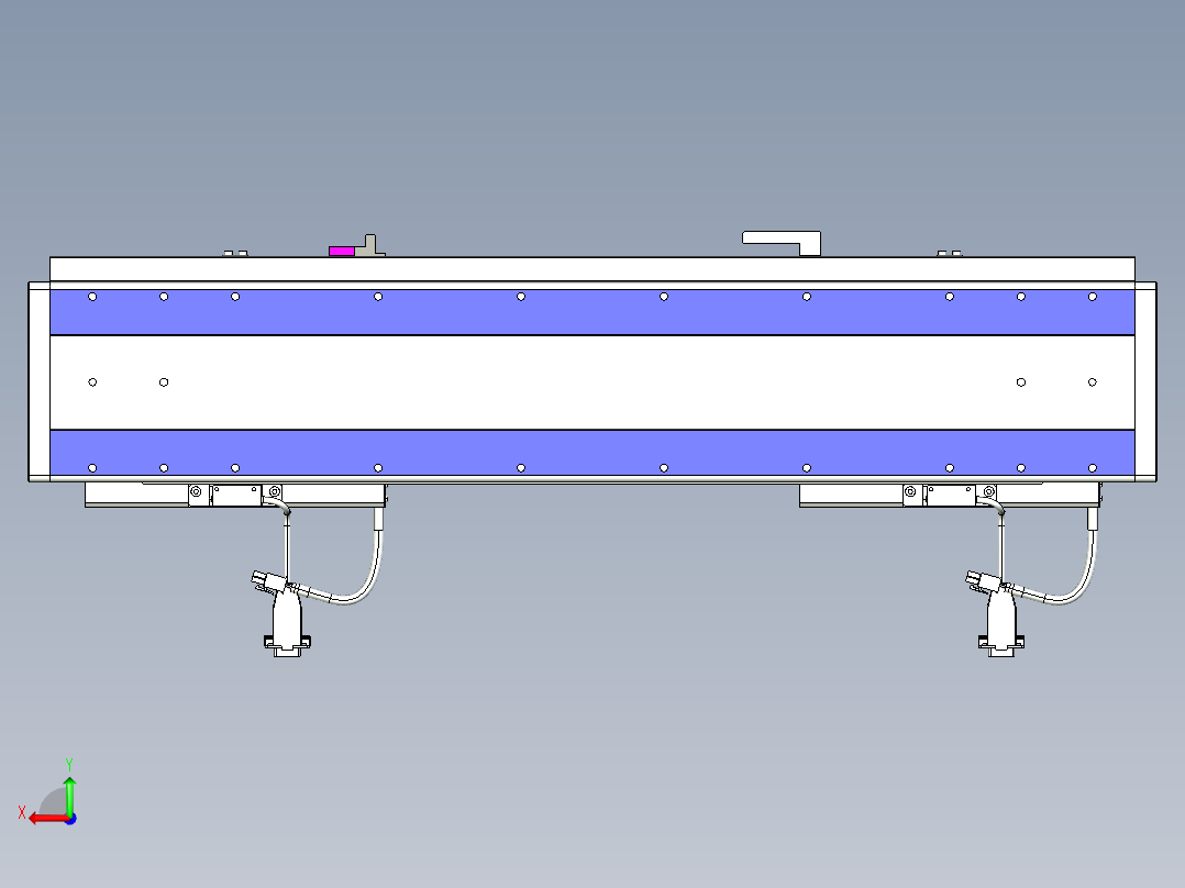 威洛博VL系列直线电机模组-2VL14S3-S250后视图