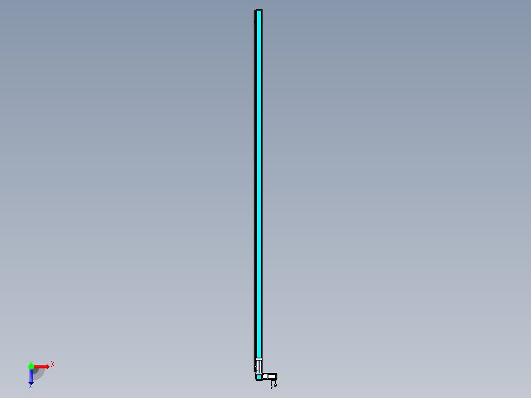 威洛博LB.GB同步带传动--欧规系列LB6A-L130-S3350-BL俯视图