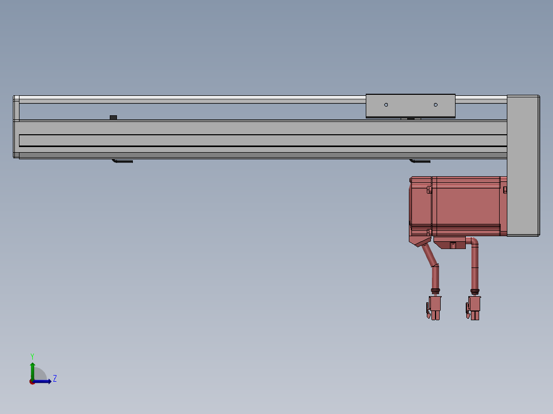 精密模组MY100-T10-300L-BM-P20B-C4-C左视图