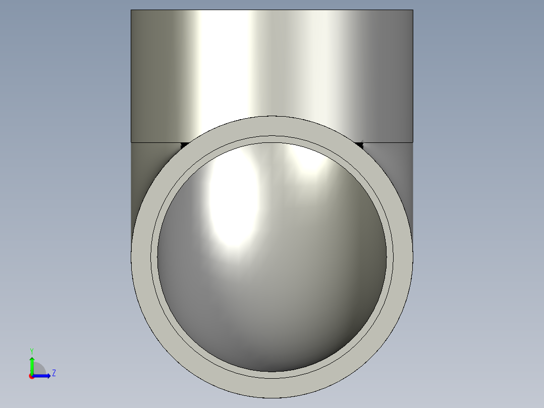 船舶管路系统SeaCor_90Elbow_SxS_37J106040_4in左视图