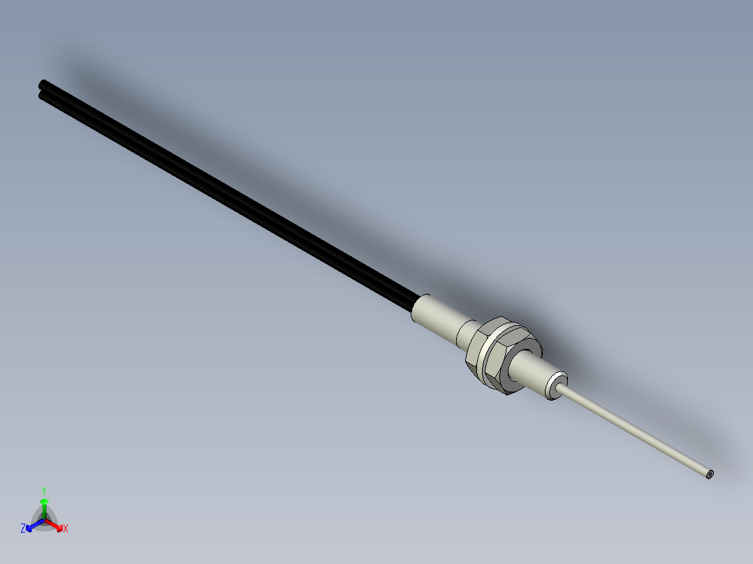 光纤元件漫反射型FR-D321-S正等轴测图