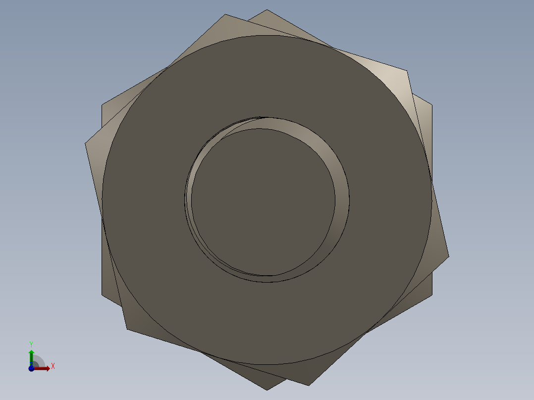 A0003018-螺母和螺栓前视图
