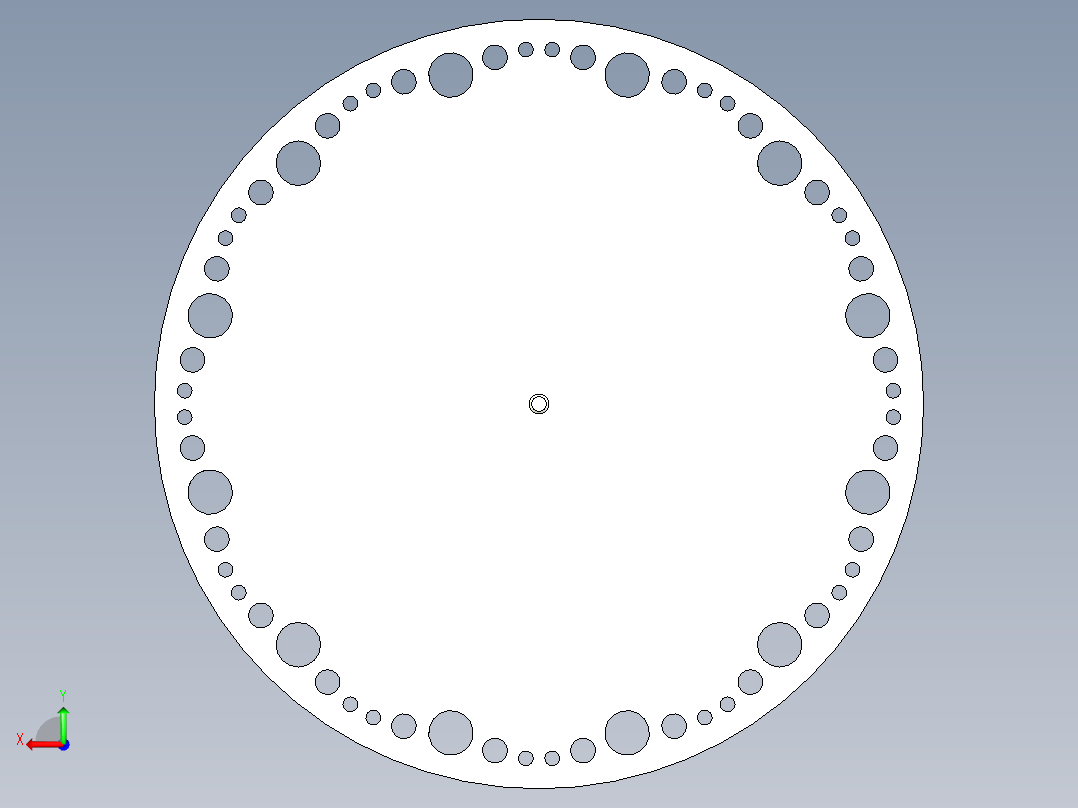 异形行星齿轮拼装结构3D图纸 多种格式后视图