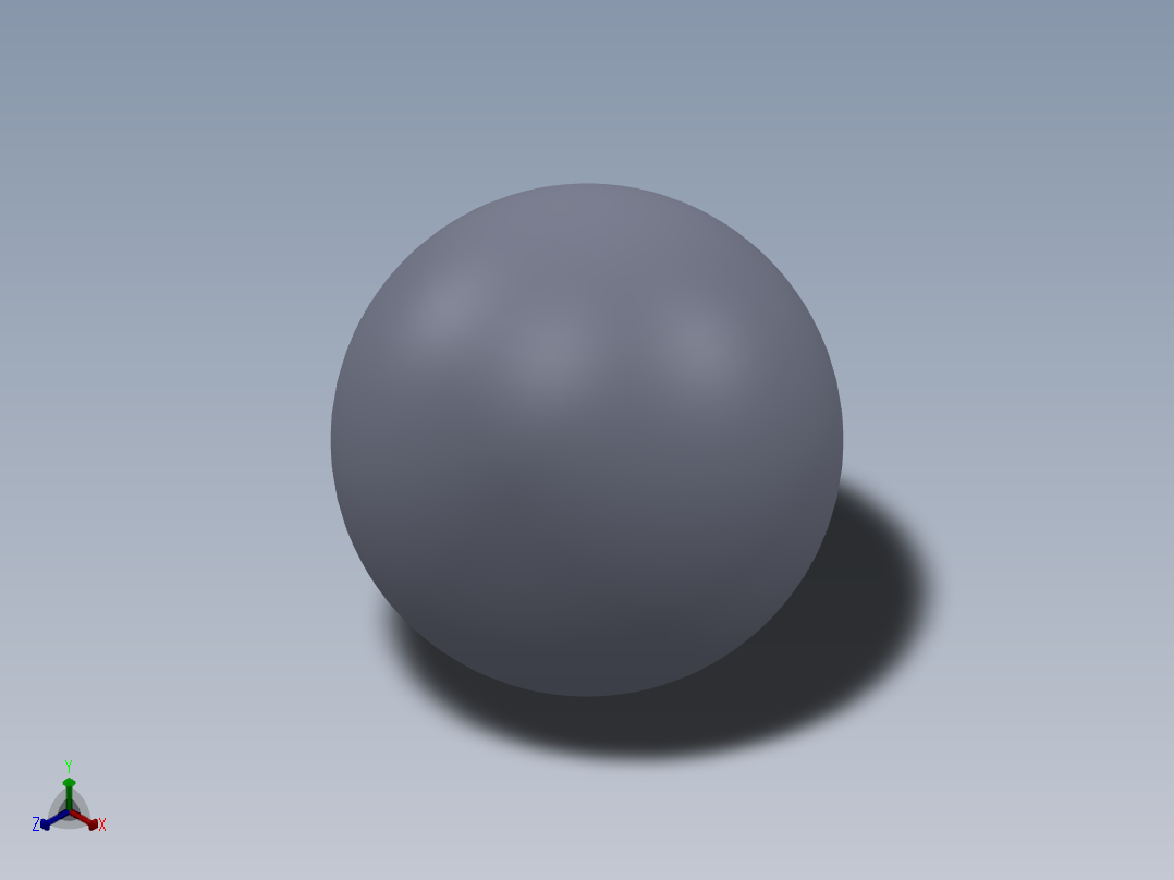 S44 离合器钢珠正等轴测图