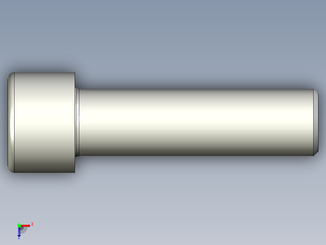 螺钉-DIN_912-M22x80.stp俯视图