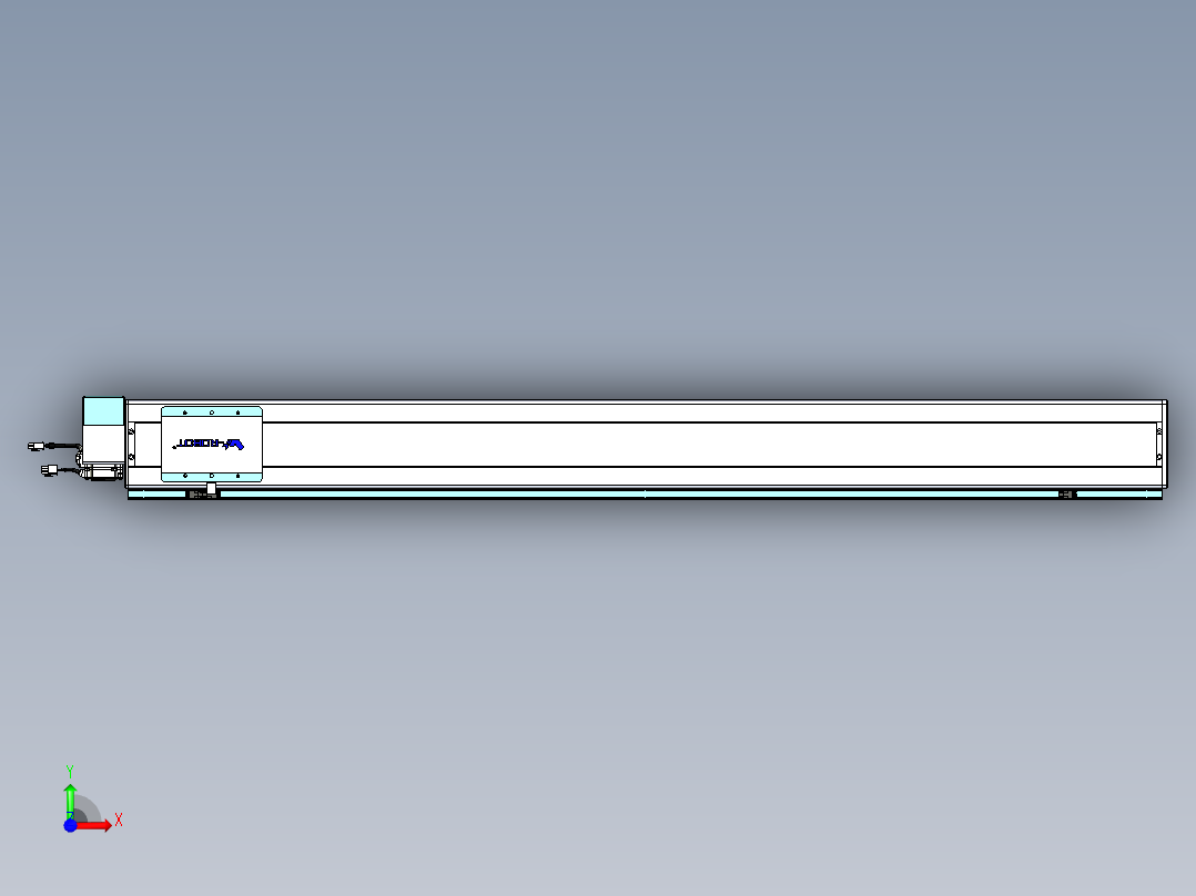 威洛博VBC同步带传动一无尘环境VBC14-L45-S1350-BRD-ZP40-C3前视图