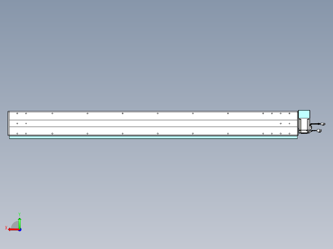 威洛博VBC同步带传动一无尘环境VBC14-L45-S1350-BRD-ZP40-C3后视图