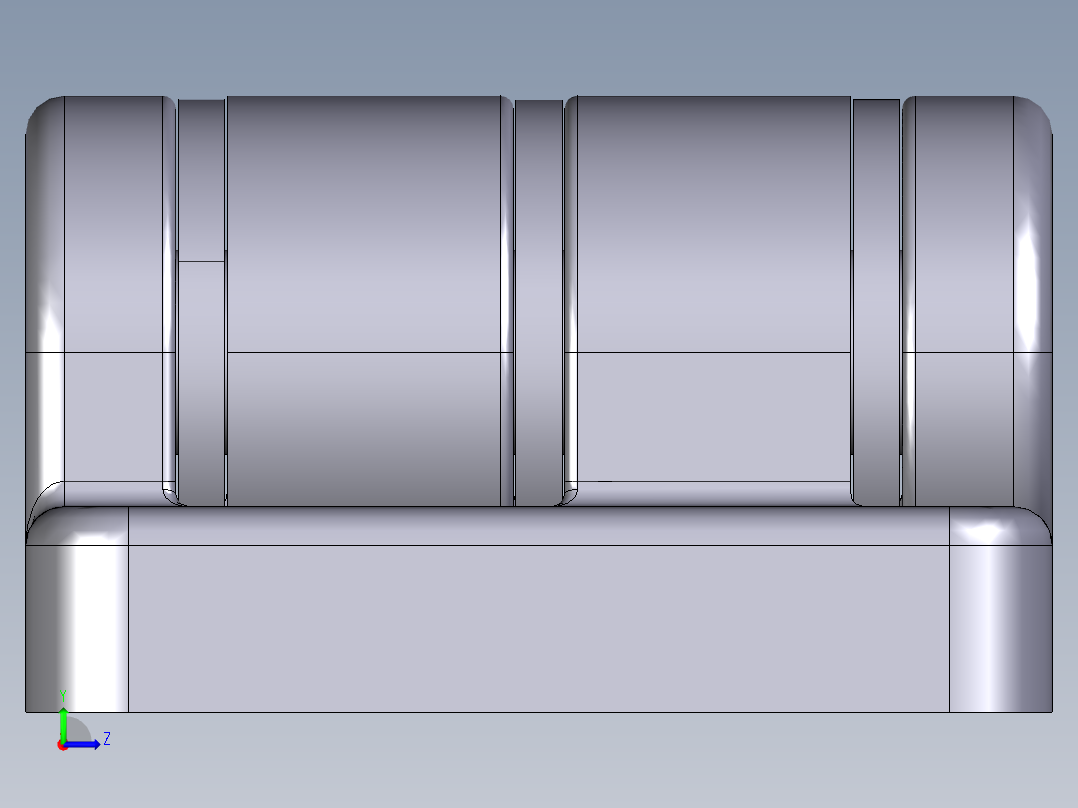 型材-KJN 45X45 DIE-CAST COMBI HINGE 095Z4545F00S左视图