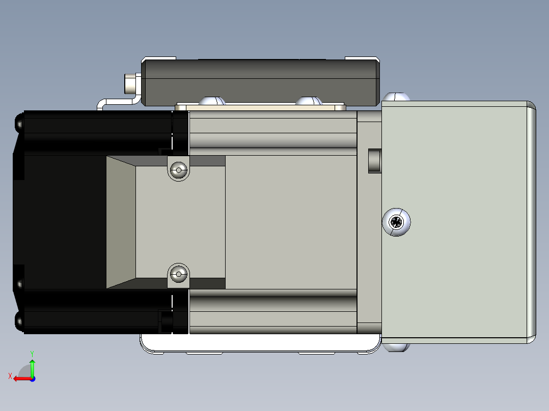 同步带滑台-欧规BC6H-L60-S500-L-ZP40-D3后视图