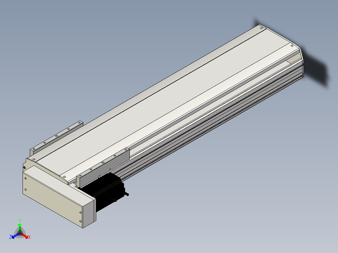 Toyo东佑达直线模组-ETH22-750-BL-750W正等轴测图