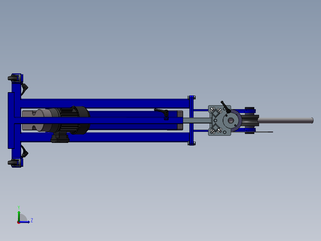 194手动弯管机左视图