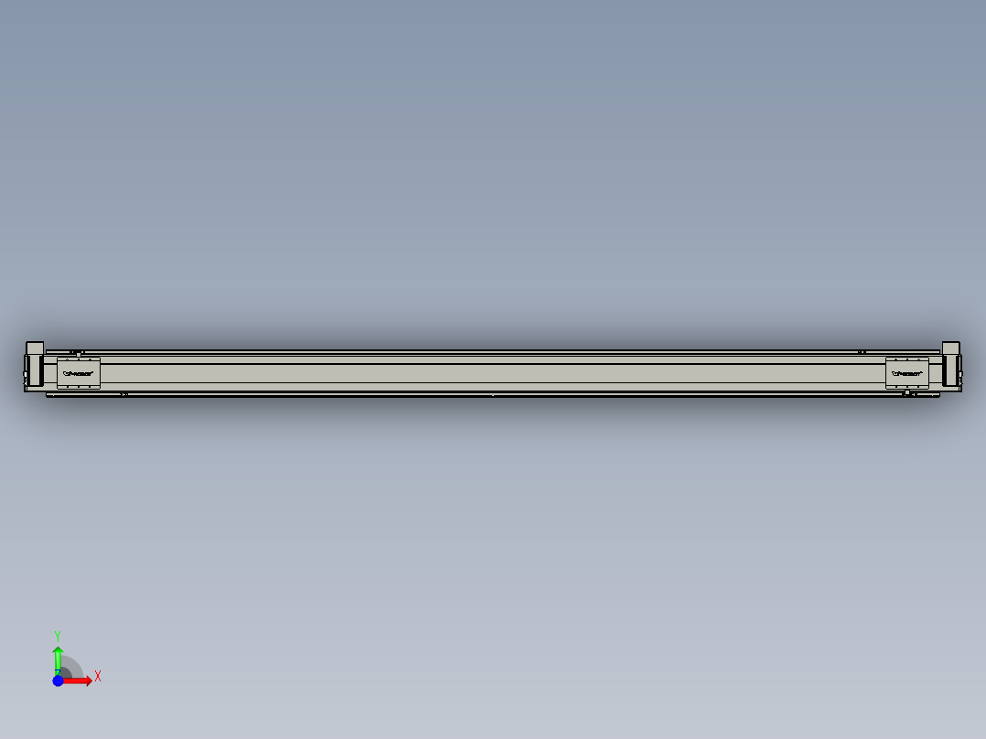 威洛博双电机滑台-VBC14S2-L50-S2900-BU-P40-C6前视图