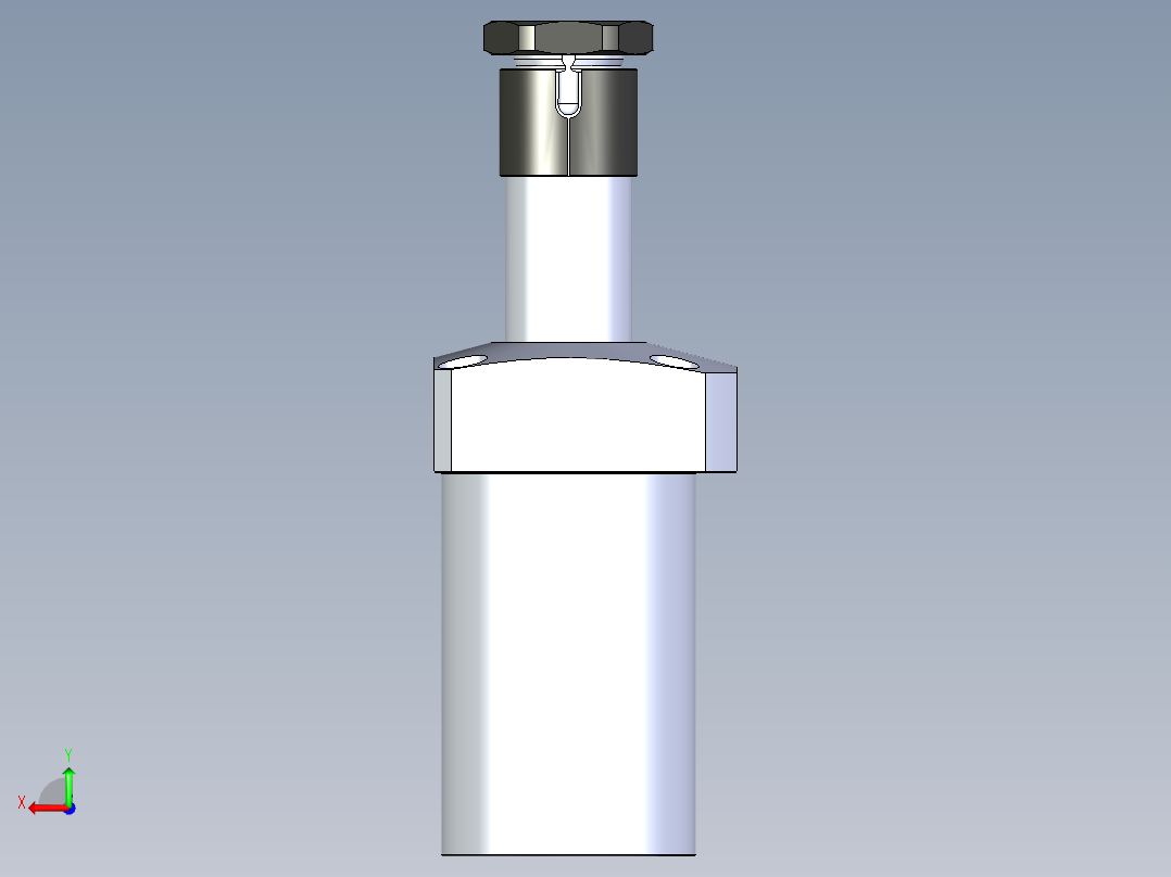 KOSMEKLHA0900-SL-Q40_R01多系列多零件图纸模型后视图