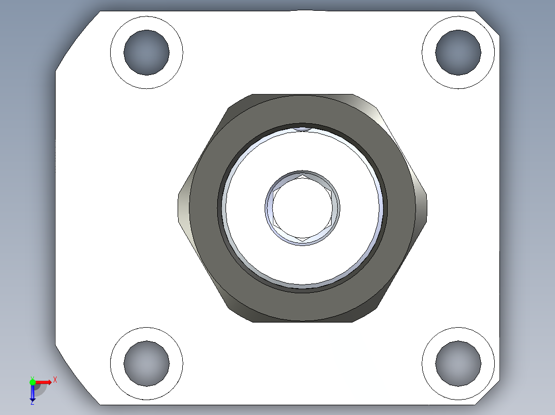 KOSMEKLHA0900-SL-Q40_R01多系列多零件图纸模型俯视图