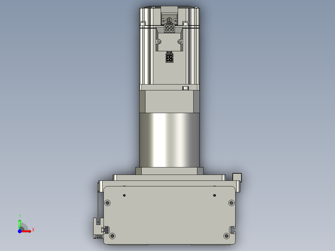 东锦齿条传动DH175G-L167-S2200-BU-减速机+750W前视图