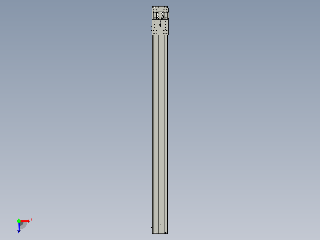 东锦齿条传动DH175G-L167-S2200-BU-减速机+750W俯视图