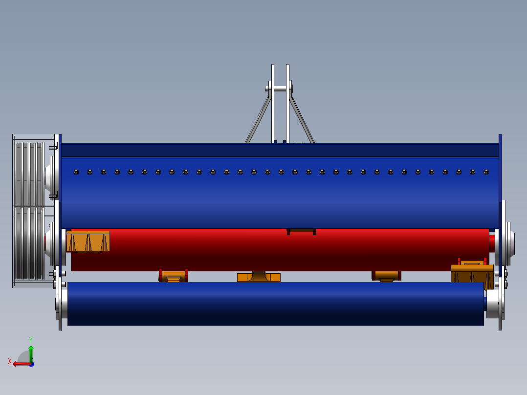 锤爪式粉碎还田机SW三维==888540==150后视图