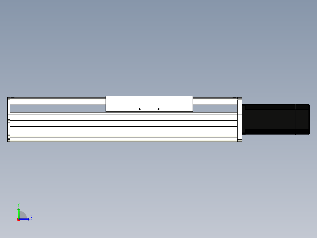 Toyo东佑达直线模组-ETH22-200-BC-750W+煞車左视图