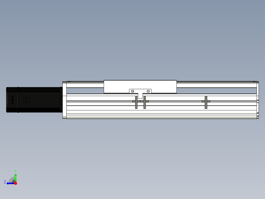 Toyo东佑达直线模组-ETH22-200-BC-750W+煞車右视图