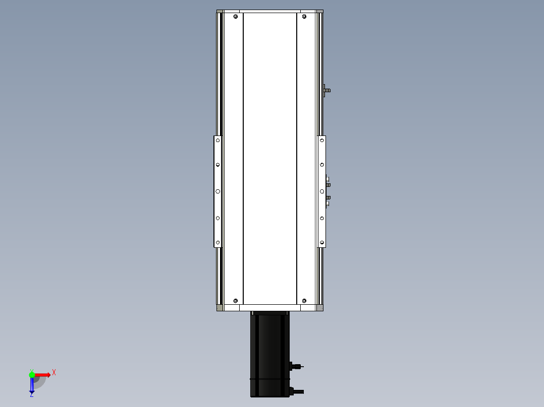 Toyo东佑达直线模组-ETH22-200-BC-750W+煞車俯视图