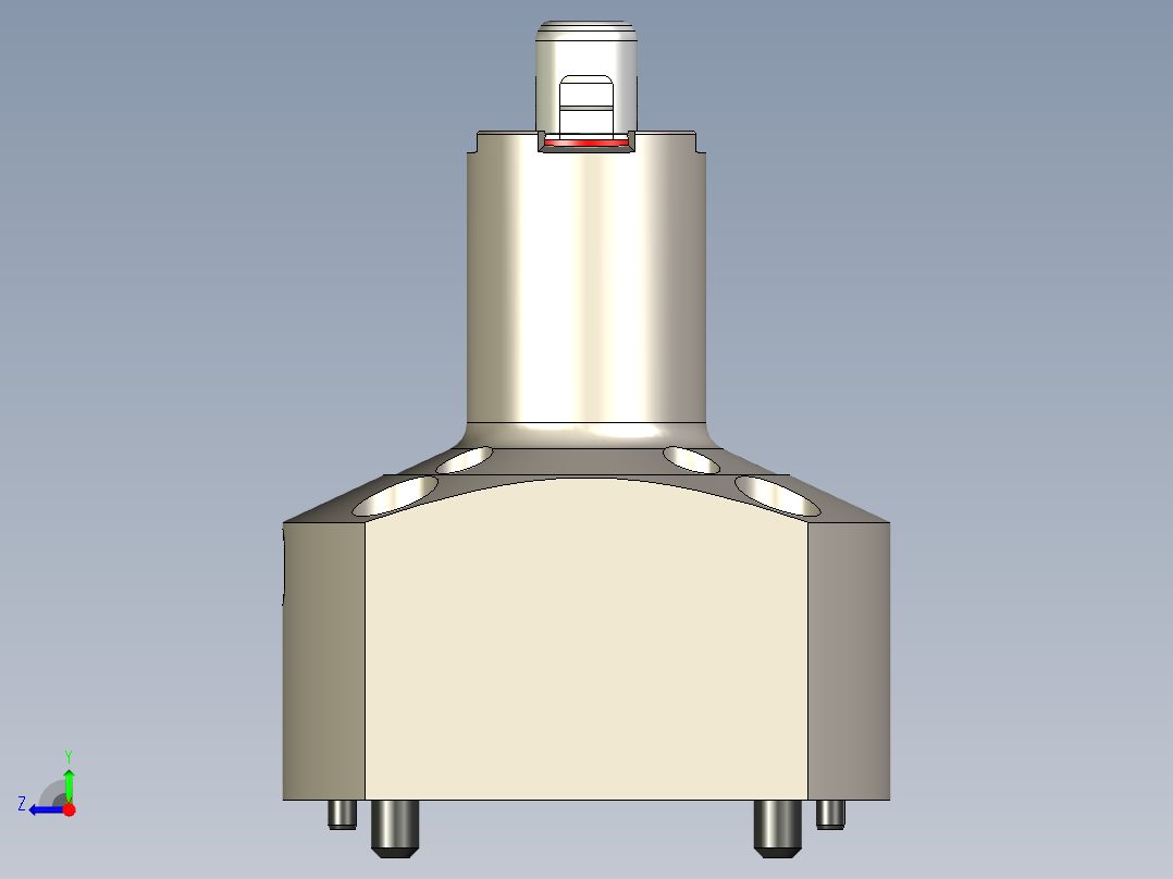 KOSMEKSFA2000-G0N-110-H70多系列多零件图纸模型多系列多零件图纸模型右视图