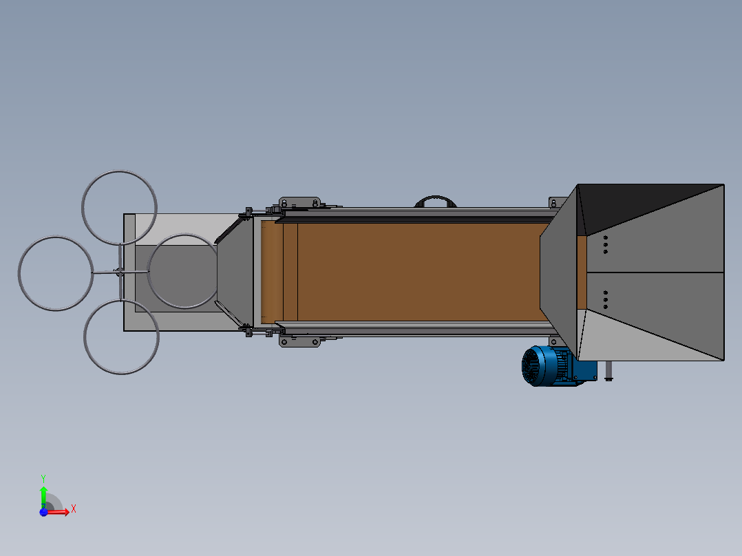 包装生产线SW2017前视图