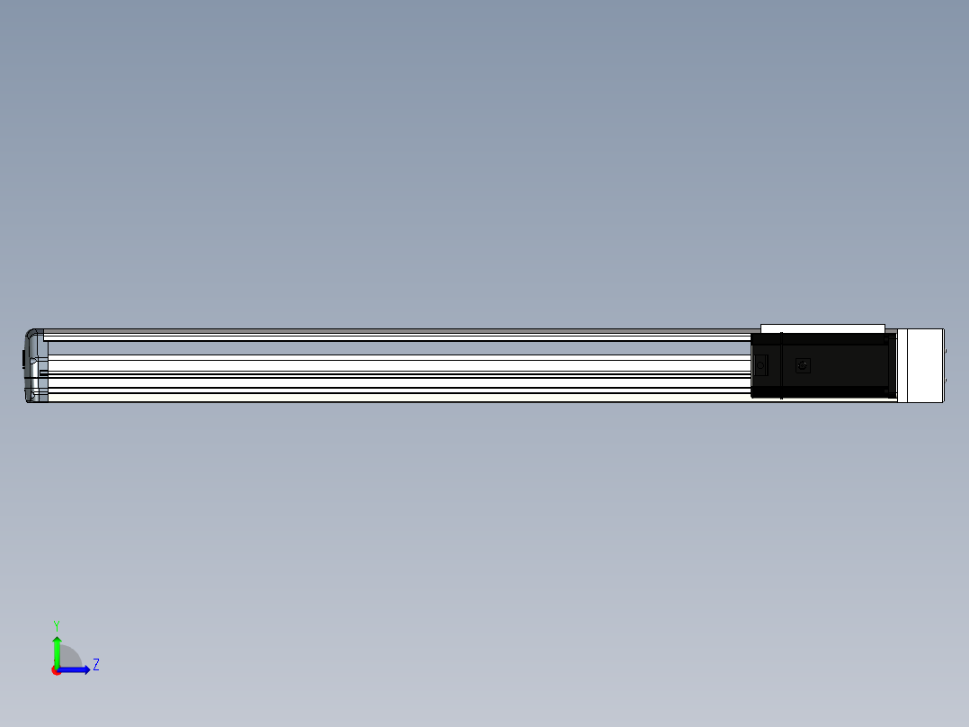 Toyo东佑达直线模组-ETH17-850-BR-M75B左视图