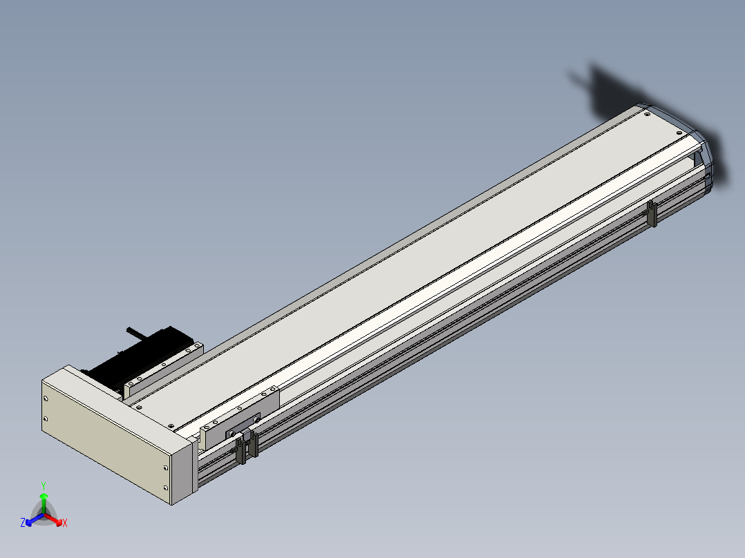 Toyo东佑达直线模组-ETH17-850-BR-M75B正等轴测图