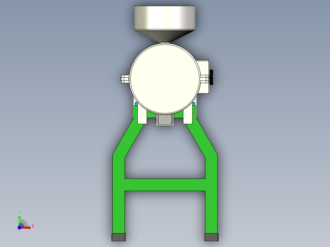 碾米机electric-grinding-machine-INV前视图