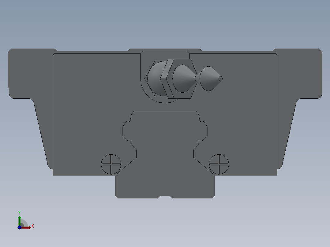 滑块HGW20CC前视图