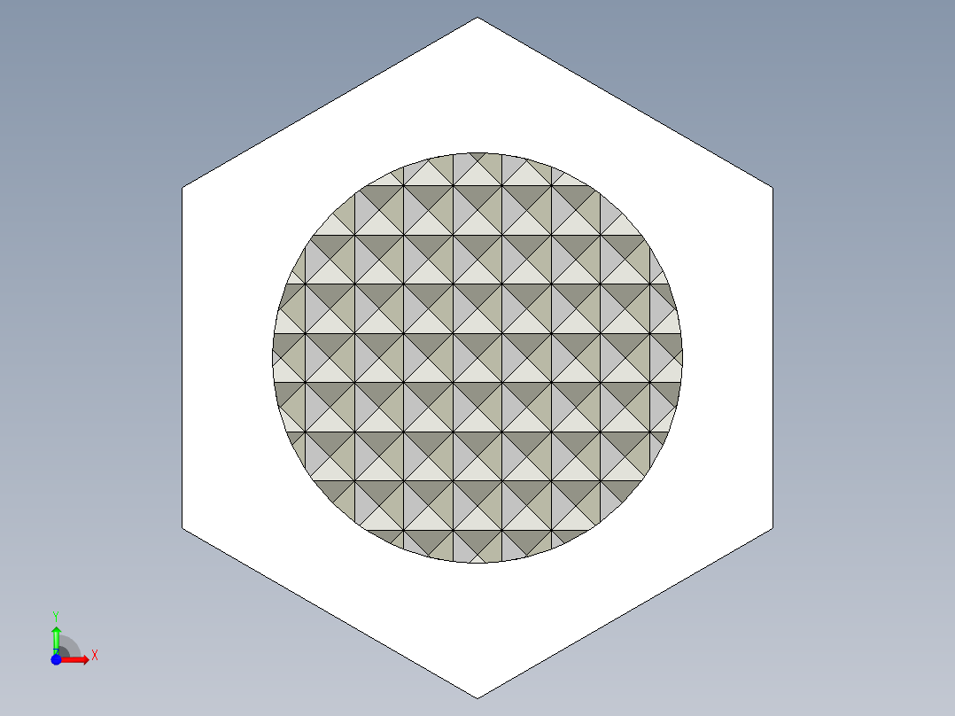 定位配件(B)BUH-3D多系列多零件图纸模型前视图