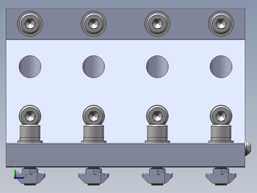 铝型材及其附件3.31.100.40.160.M5.ST前视图