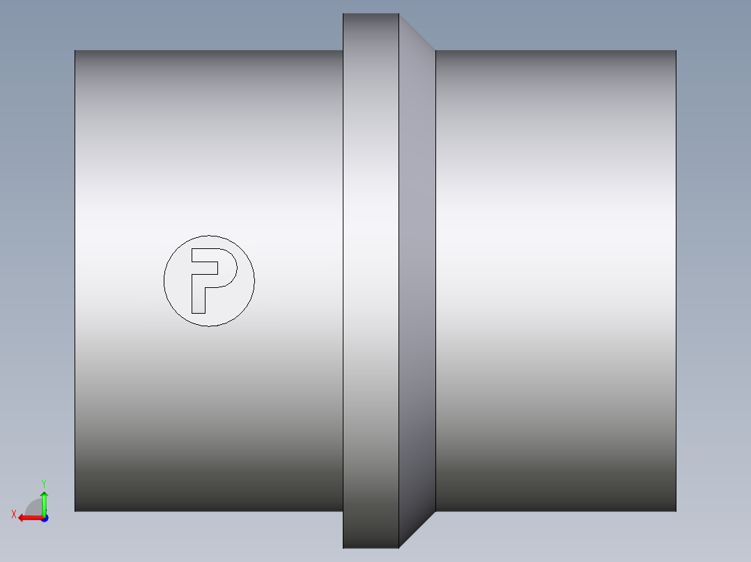 卡套式工业通用硬管接头EO_Blanking_plug_for_cones_BUZ25SCFX后视图