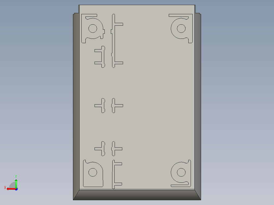 基恩士LK-G3001_kc图纸模型后视图