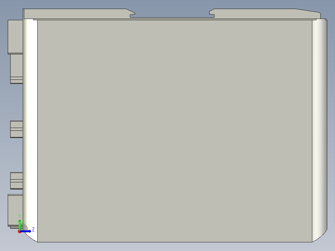 基恩士LK-G3001_kc图纸模型左视图