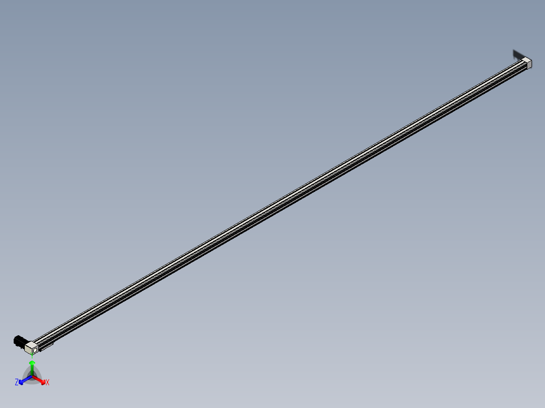 Toyo东佑达直线模组-M65M-X78-5000-L-M40-C4主视图