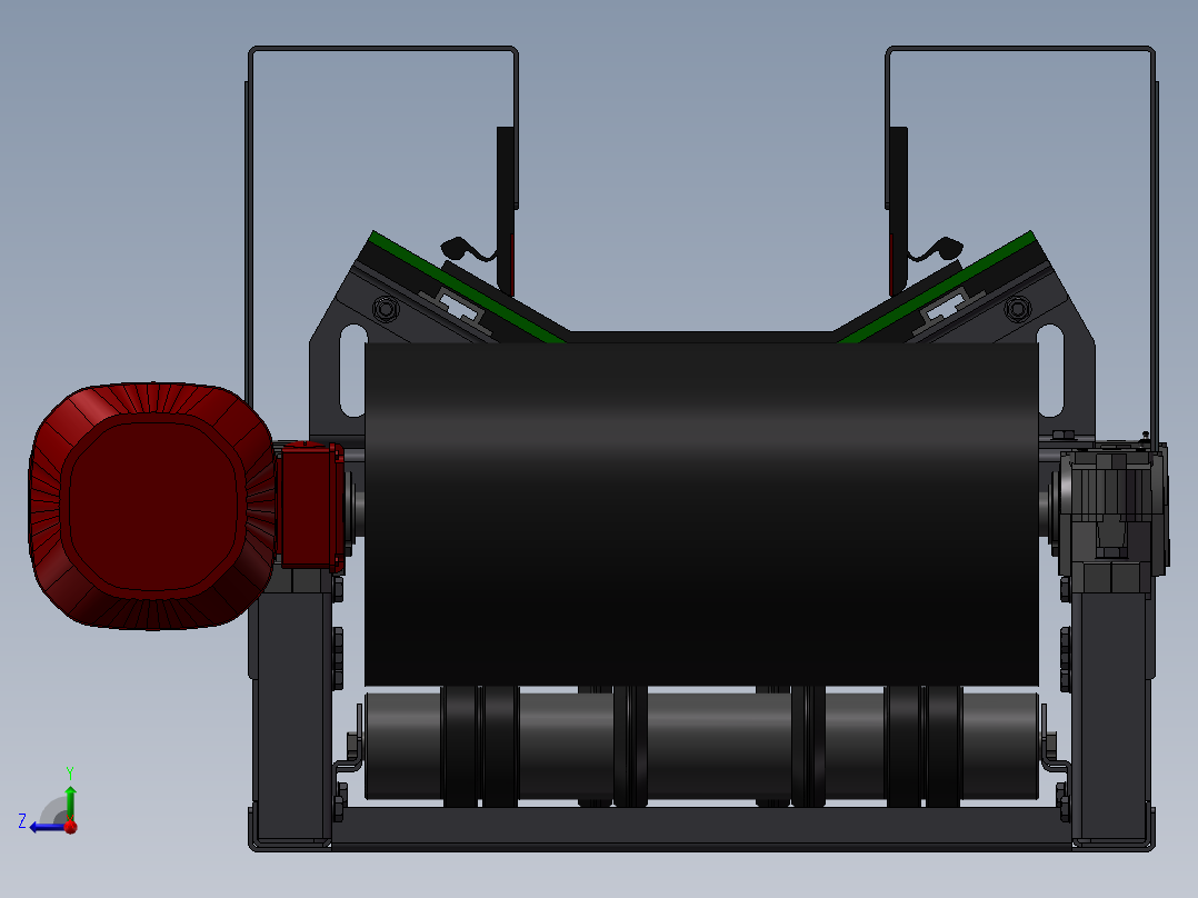 即插即用输送带右视图