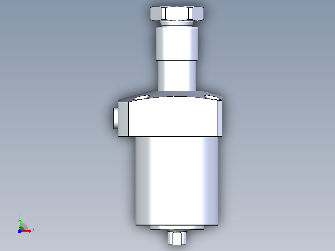 KOSMEKLHA0550-CLD多系列多零件图纸模型前视图
