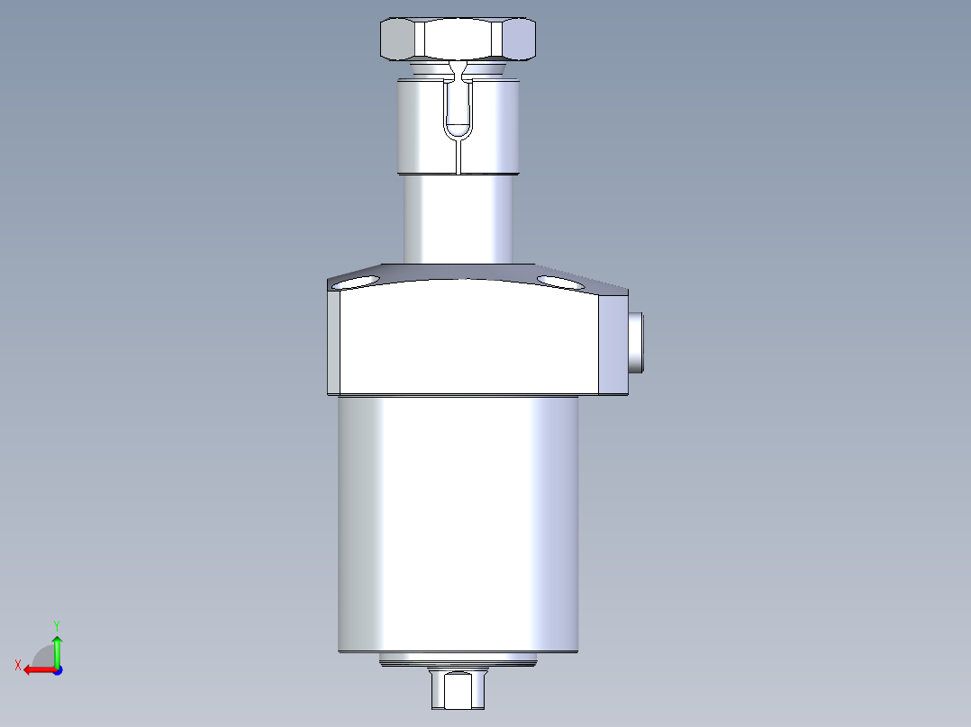 KOSMEKLHA0550-CLD多系列多零件图纸模型后视图
