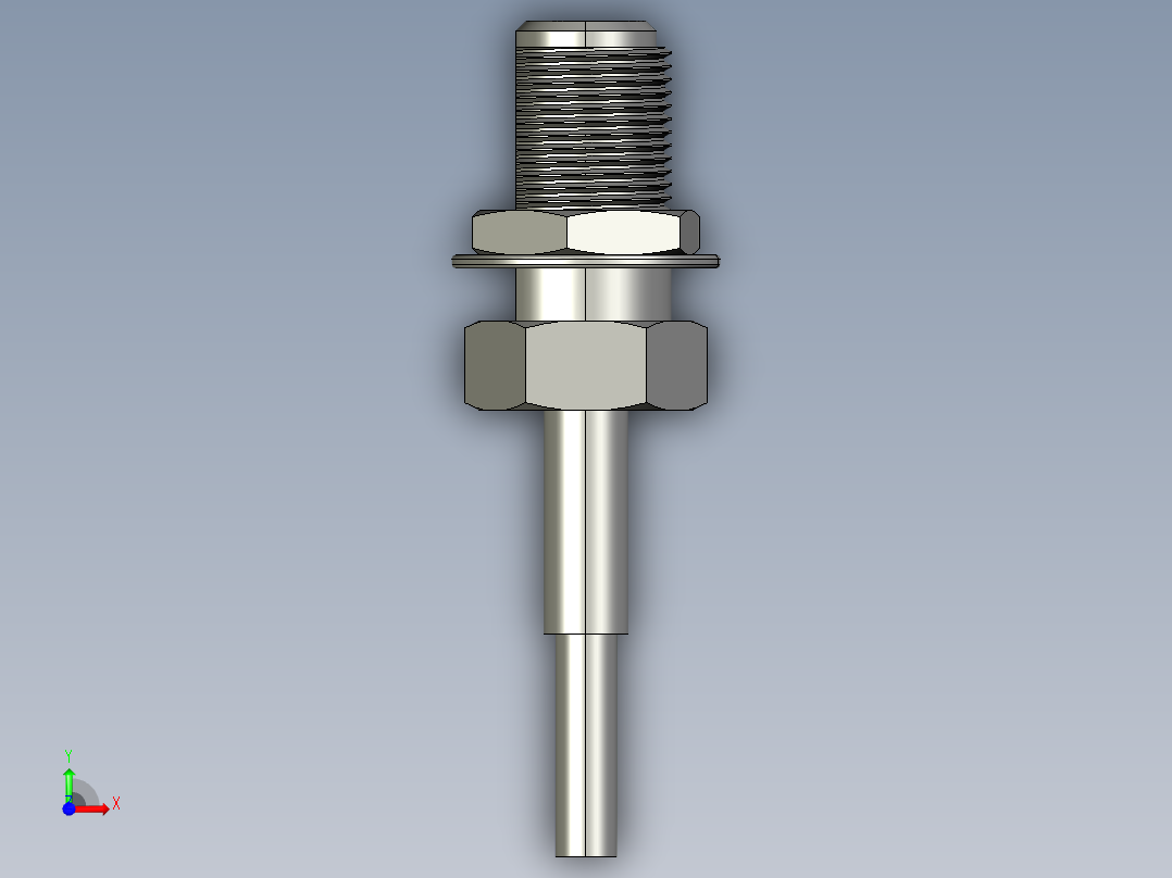 SMA 天线高频连接器前视图
