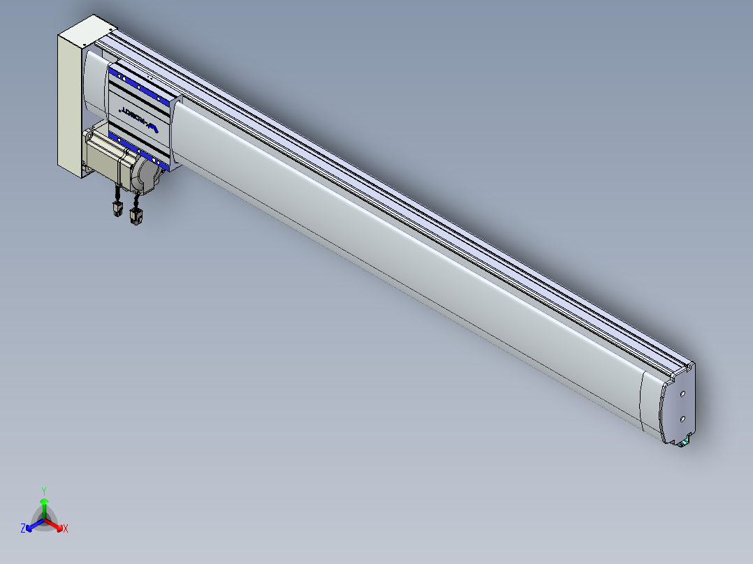 VF丝杆传动-一般环境VF14-Lxx-C-S1050-BL-ZP75-C3主视图