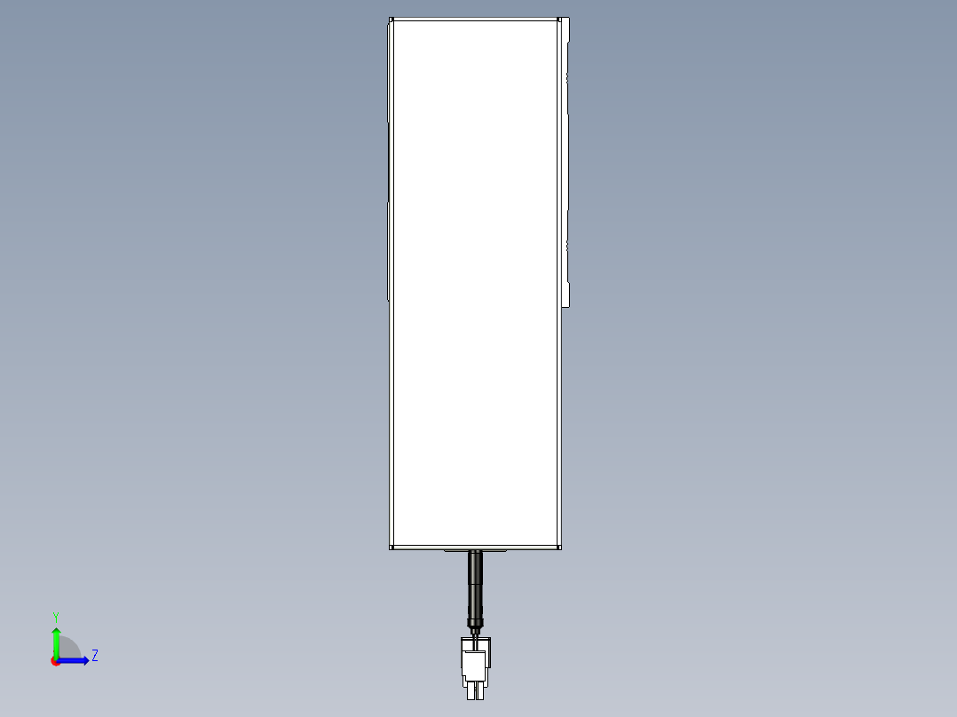 VF丝杆传动-一般环境VF14-Lxx-C-S1050-BL-ZP75-C3左视图