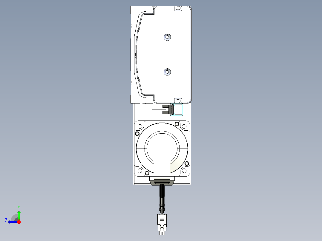 VF丝杆传动-一般环境VF14-Lxx-C-S1050-BL-ZP75-C3右视图
