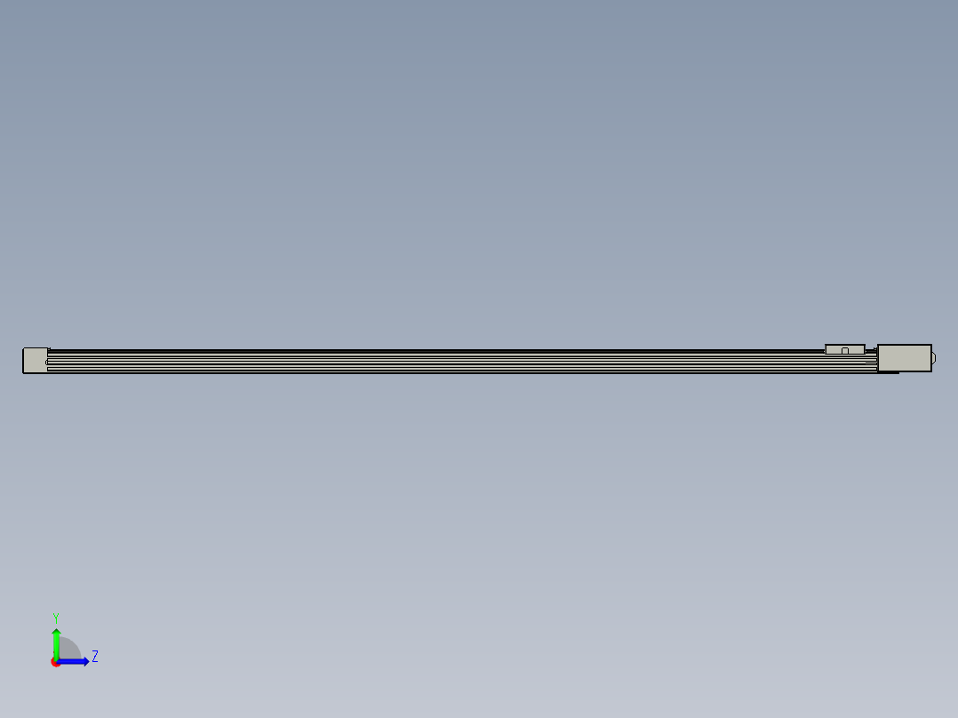 威洛博直线电机模组EB4-L40-S1700-BR-57-MS3左视图