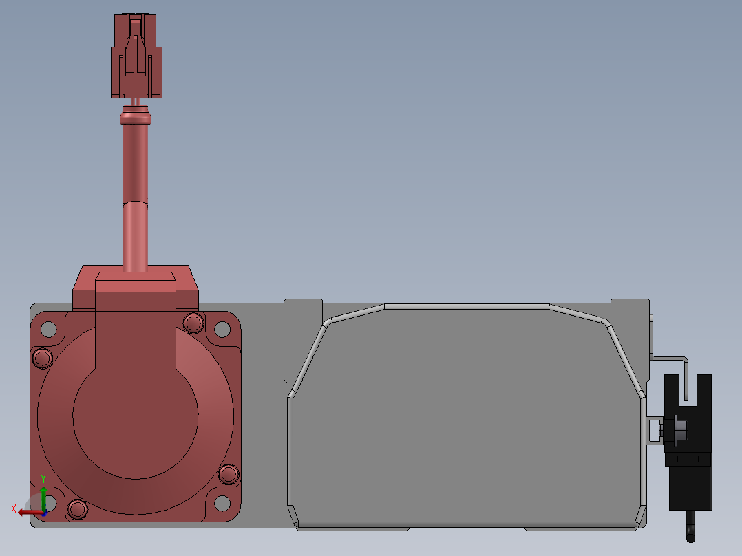 精密模组MY100-T10-1050L-BL-P20B-C4-C后视图