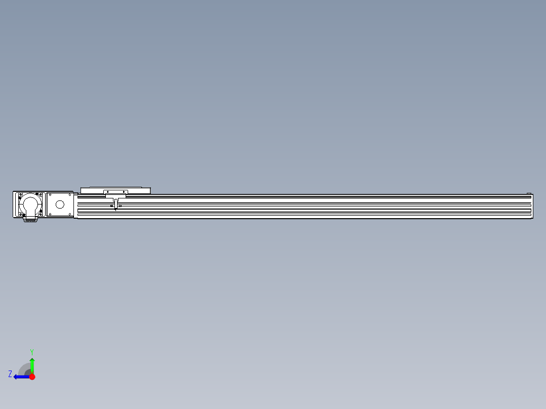 同步带全封闭直线模组TPA-HCB-120D-90-L900-ML-Y-P40-N3右视图