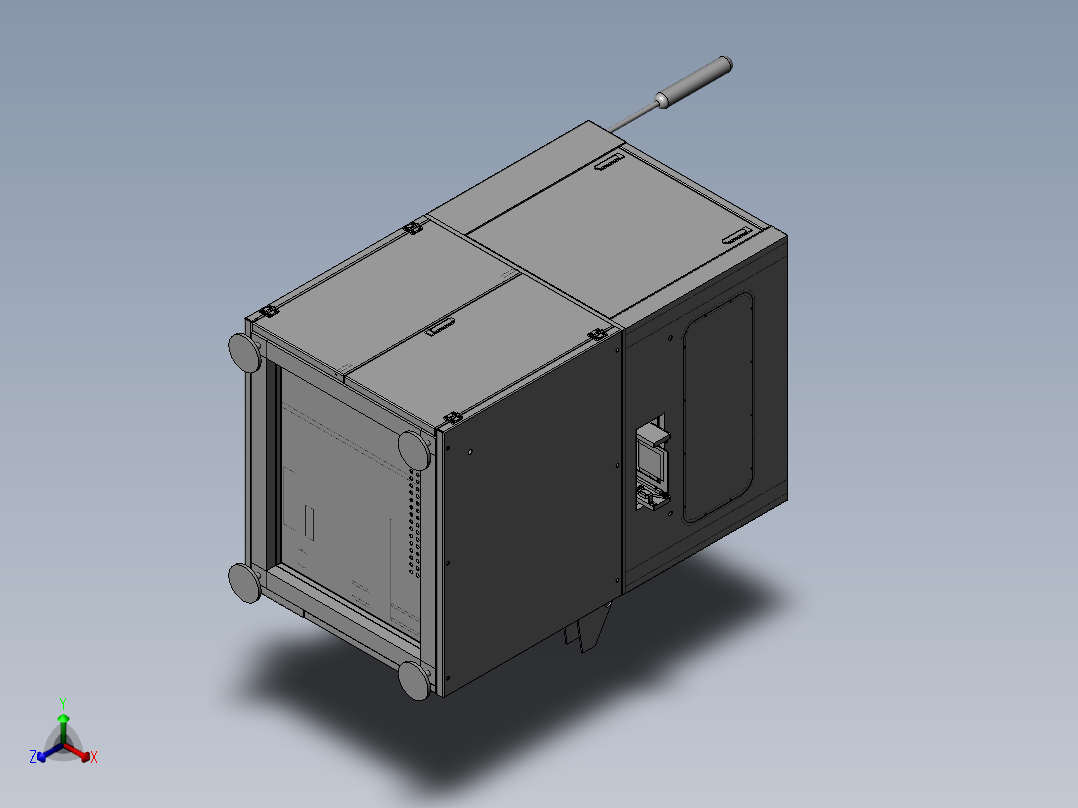 PCBA元件贴片机主视图